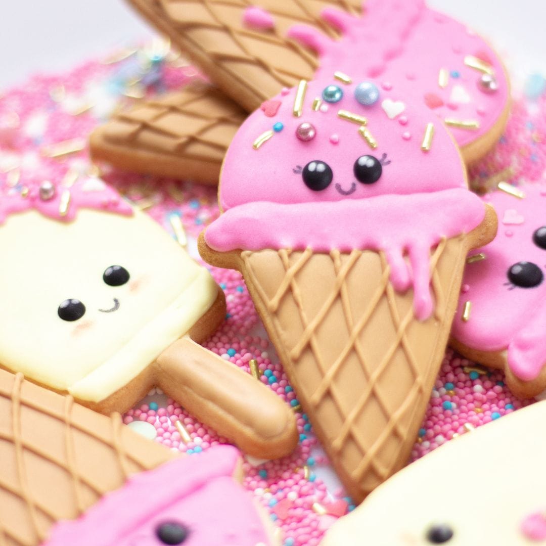 Happy Sprinkles Streusel Eistüte - Keksausstecher
