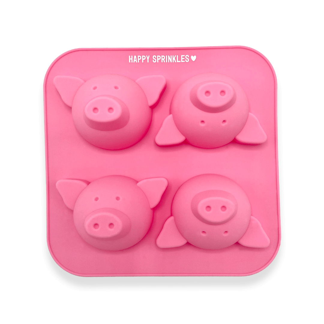 Happy Sprinkles Streusel Silikonform Schweinchen
