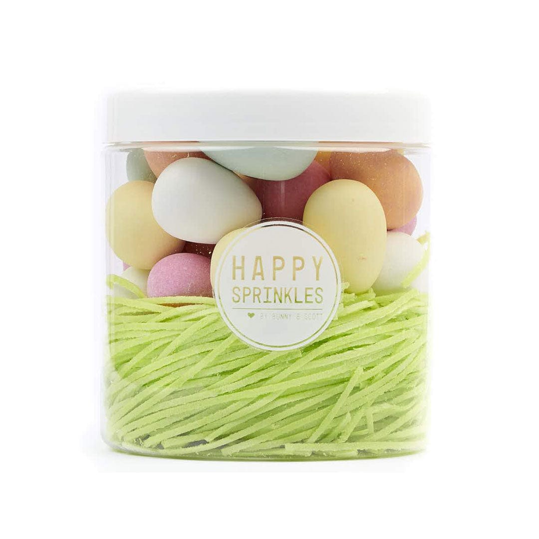 Happy Sprinkles Streusel 300g Easter Nest Green