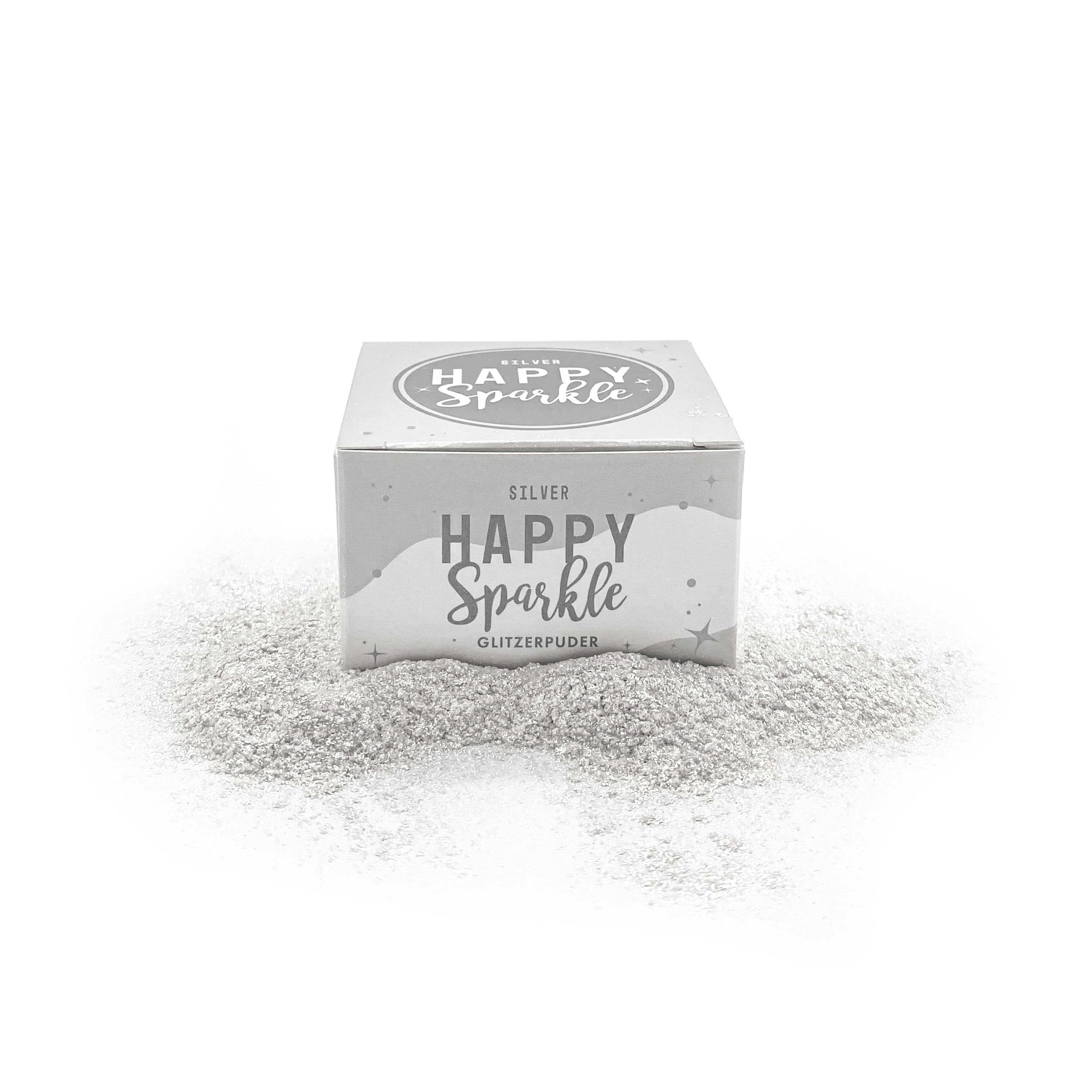 Happy Sprinkles Streusel Happy Sparkle Glitzer Silber