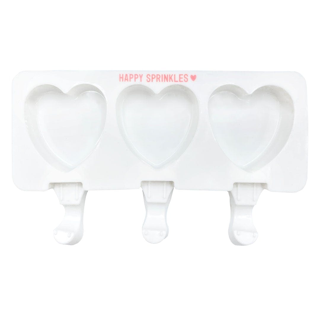 Happy Sprinkles Sprinkles silicone mold Cakesicles hearts