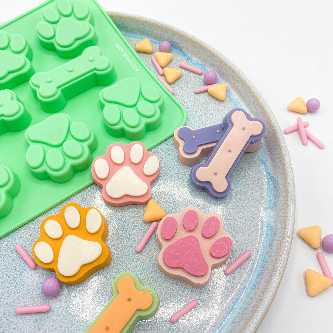Happy Sprinkles Streusel Silikonform Dog Lover