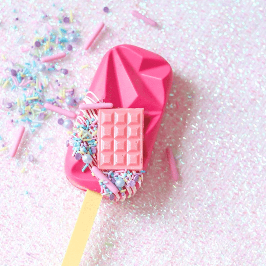 Happy Sprinkles Streusel Silikonform Geometrical Cakesicle