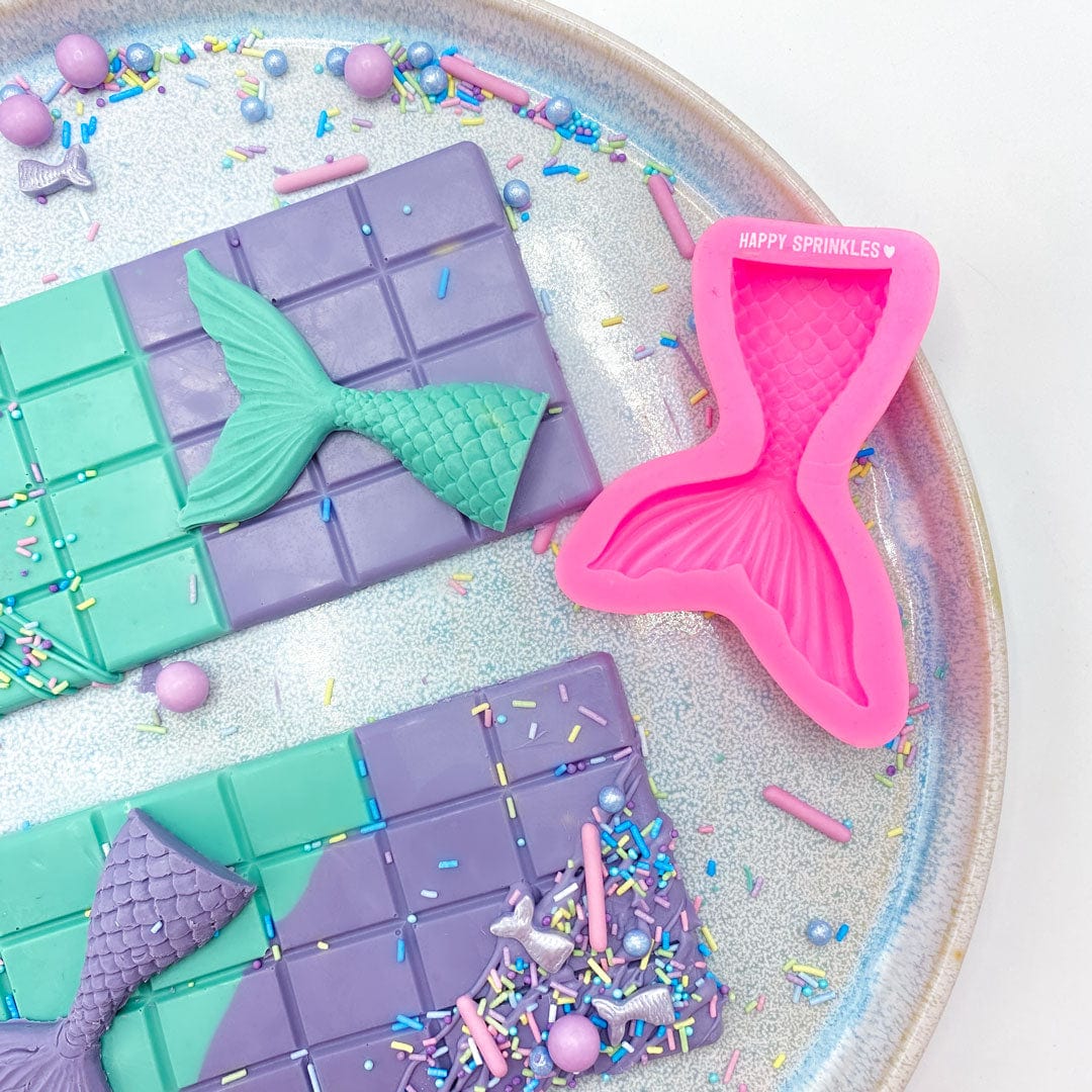 Happy Sprinkles Streusel Silikonform Mermaid's Tail