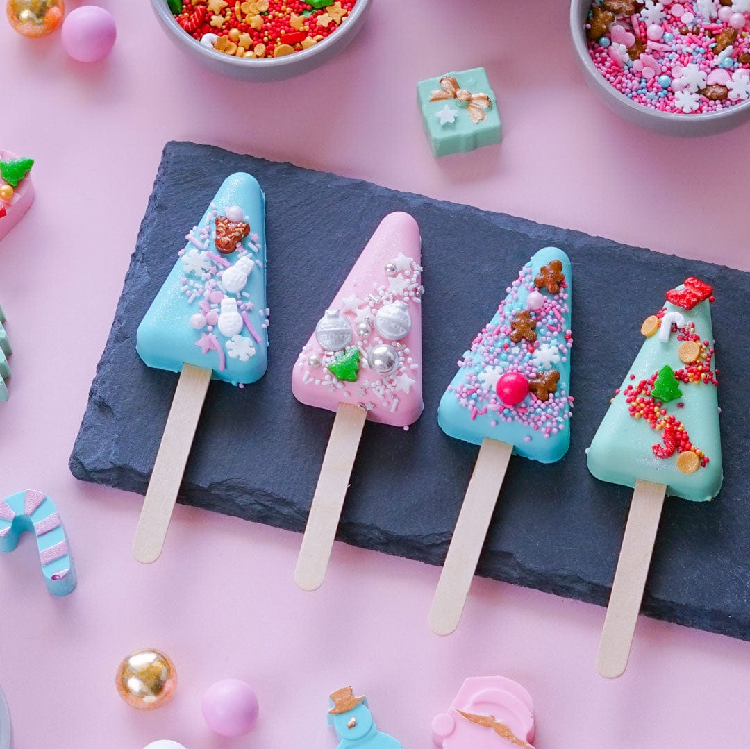 Happy Sprinkles Streusel Silikonform Triangle Cakesicle