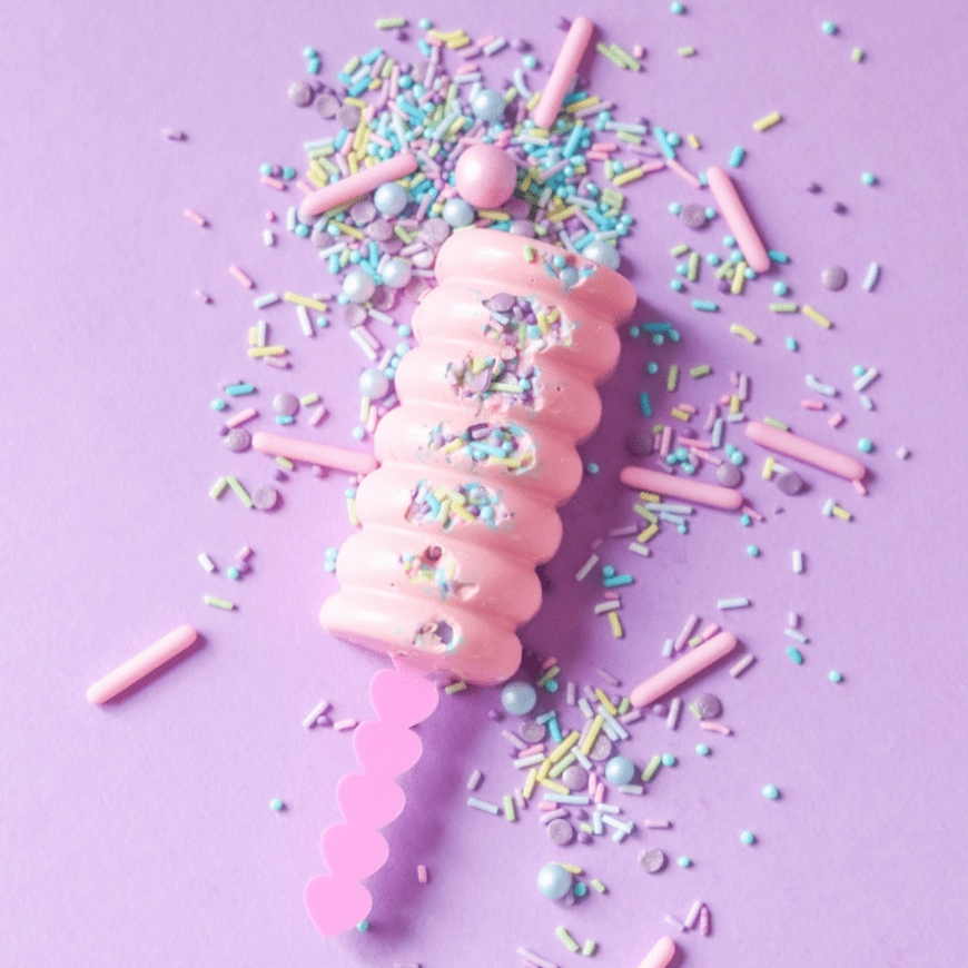 Happy Sprinkles Streusel Silikonform Twister Cakesicle